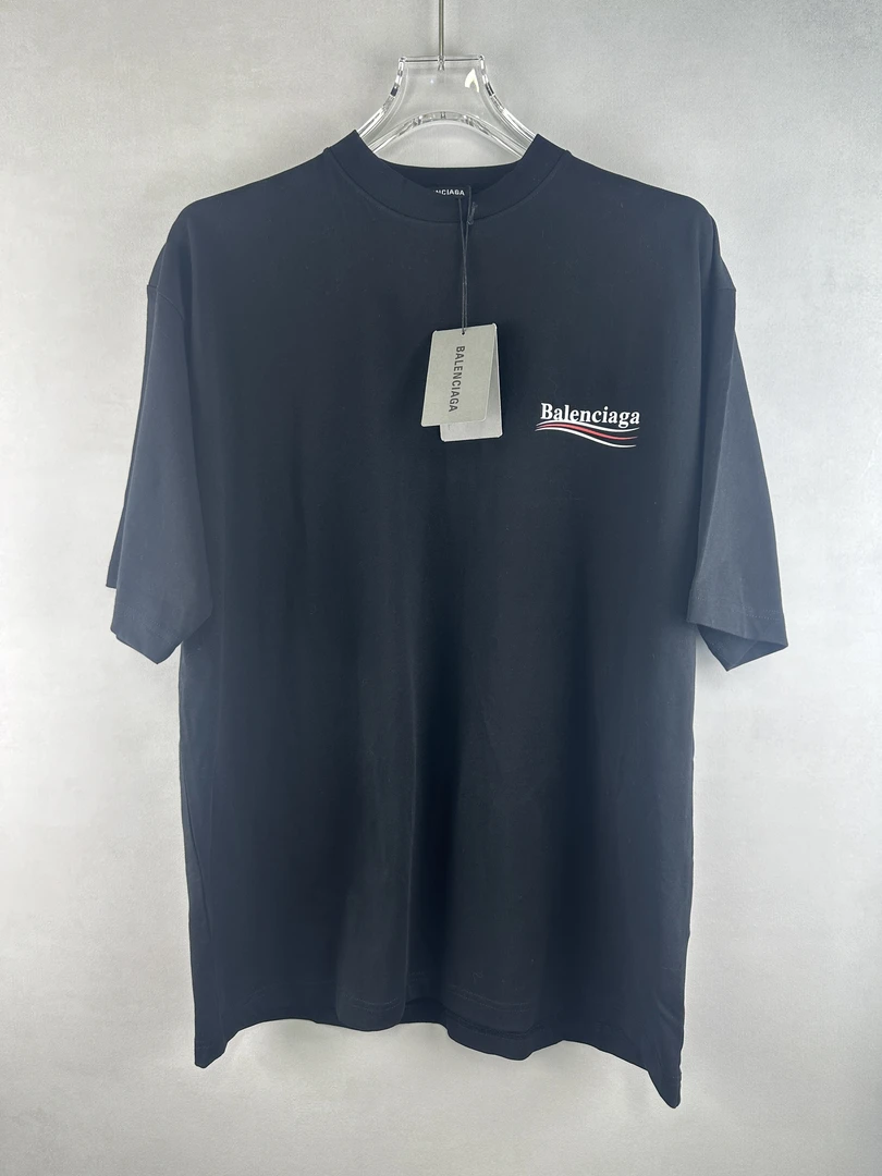 全新未使用 Balenciaga/巴黎世家 黑色可乐印花短袖/M码/NR0032