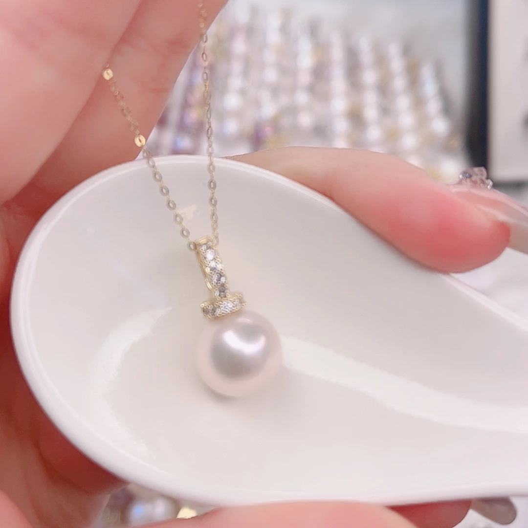 未镶嵌淡水珍珠吊坠(赠链)