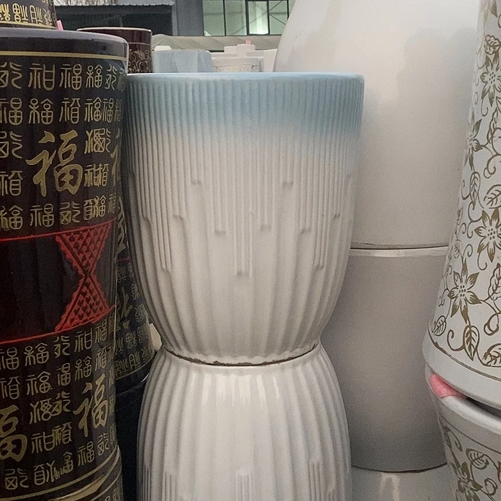 渐变蓝钢琴大号口32高36福利