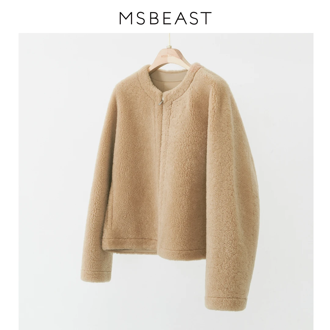 MSBEAST粉丝内购会 进口美利奴皮毛一体圆领 55123