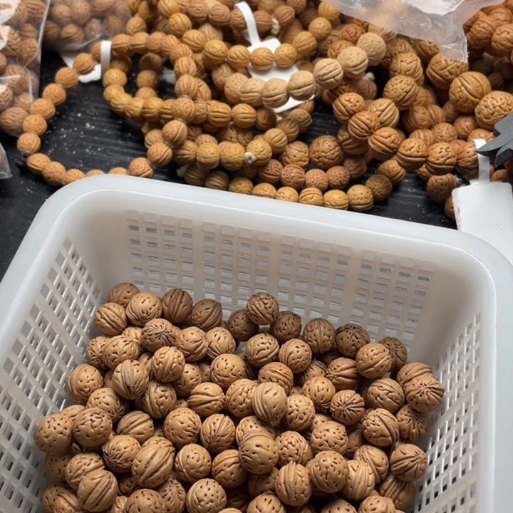 小***家核桃手串/手链散籽批发桃核160