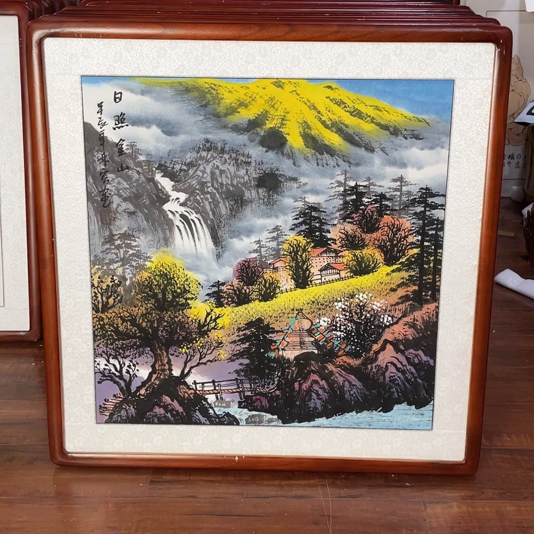 国画带框尺寸63*63厘米