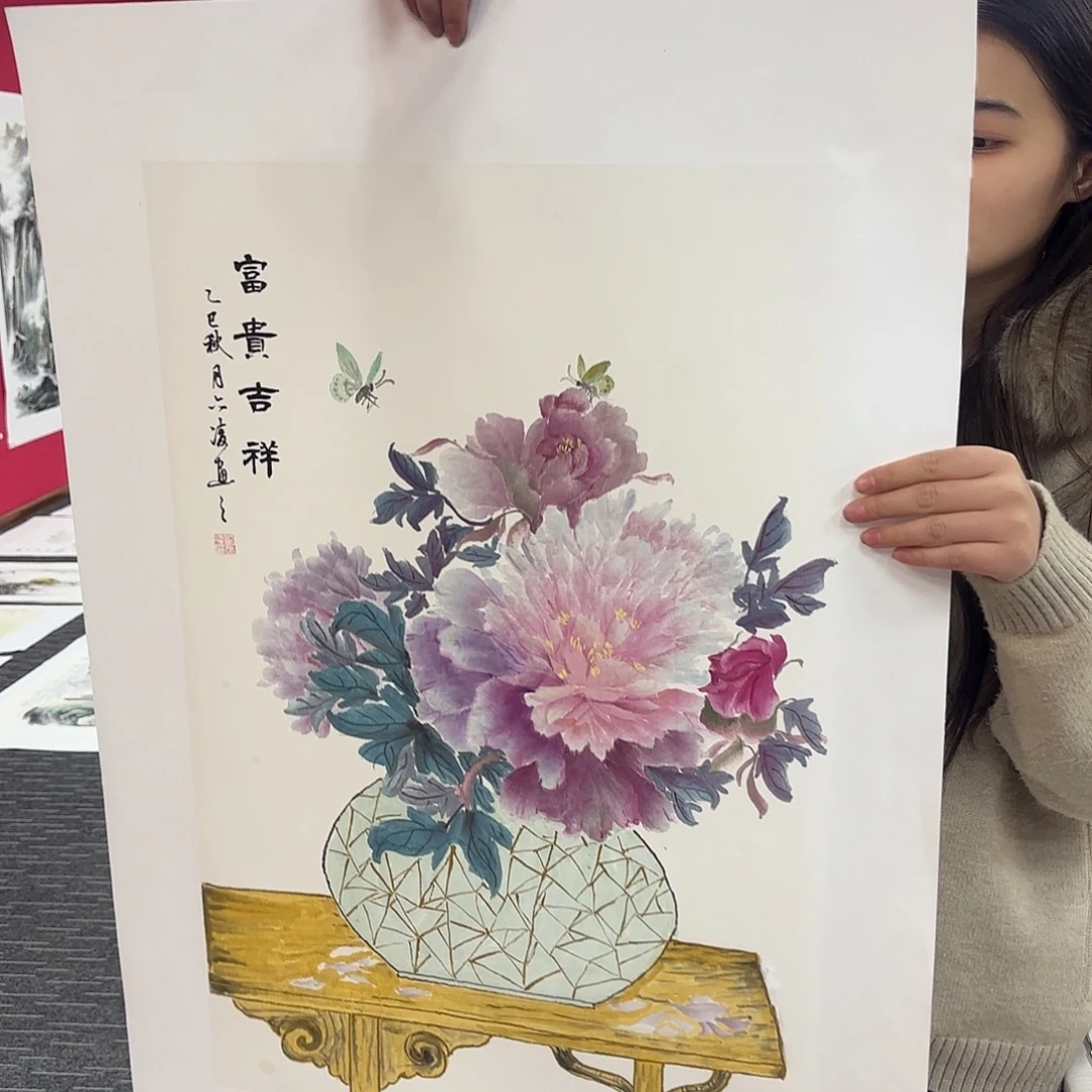 国画国画纯手绘作品