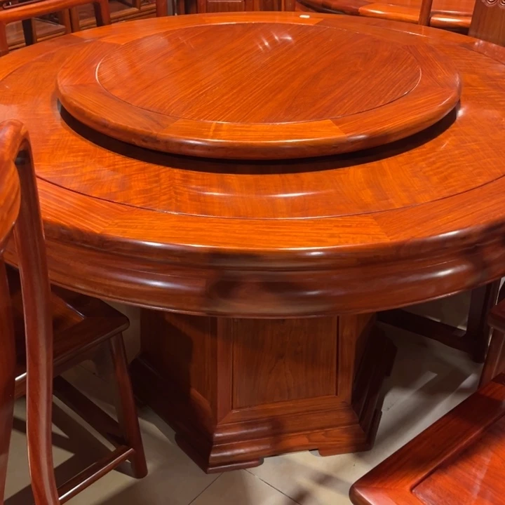 日***成案台花梨木类缅甸花梨木138餐桌