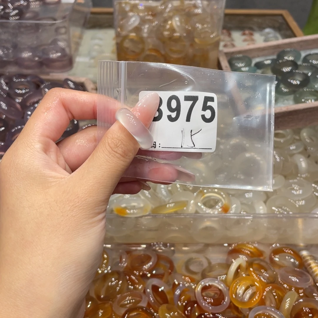 玛瑙/玉髓未镶嵌戒指975