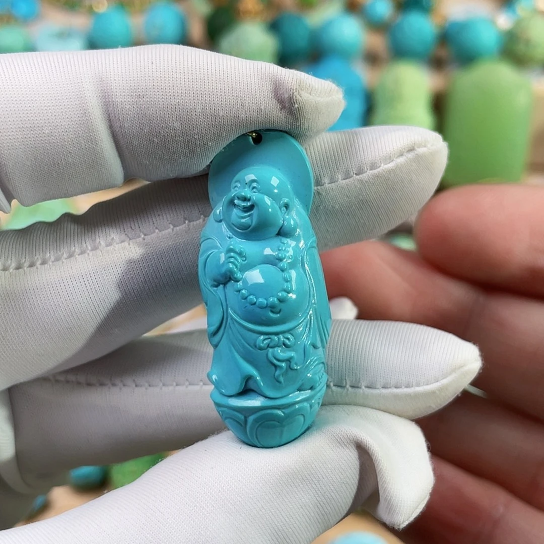 绿松石未镶嵌珠宝奇石