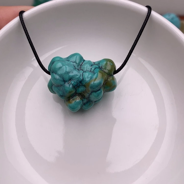 未镶嵌绿松石珠宝奇石