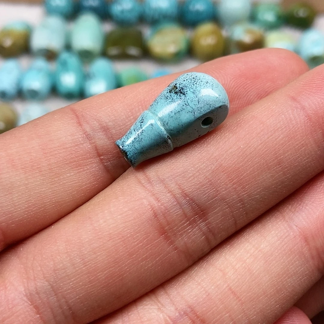 未镶嵌绿松石珠宝半成品