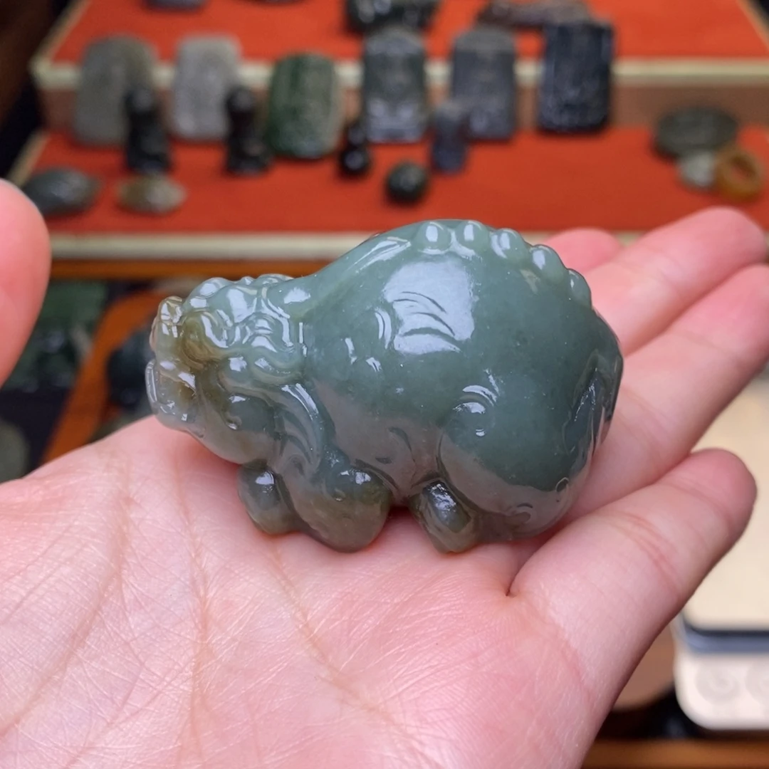 和田玉颈饰未镶嵌暮**