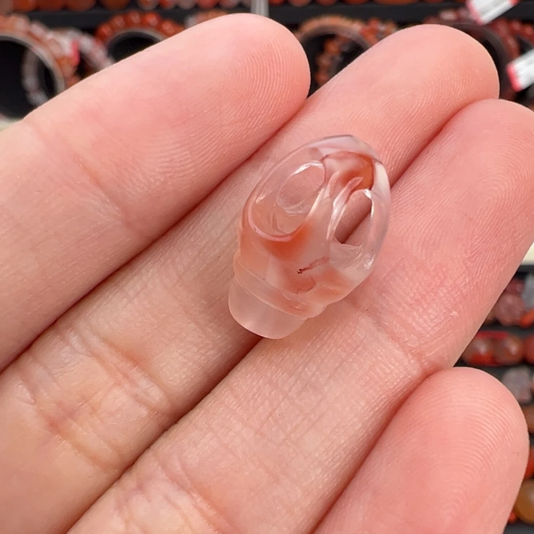 南红玛瑙未镶嵌颈饰冰飘金刚杵