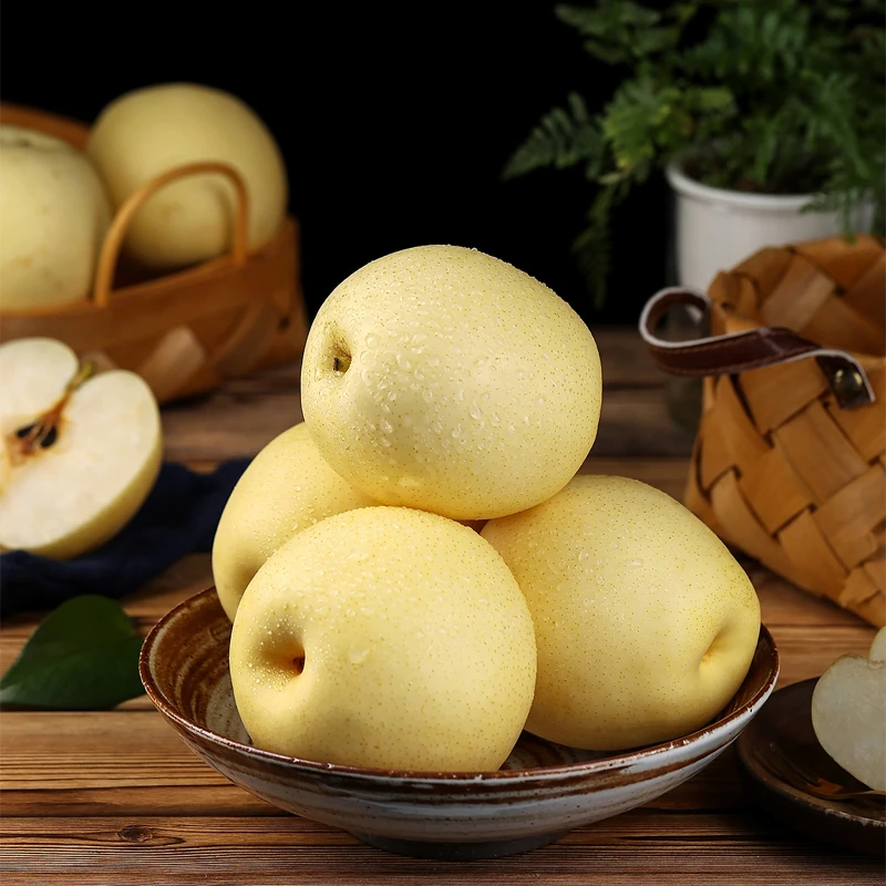 四川特产黄金梨翠冠梨现摘新鲜梨子黄金香梨当季水果整箱节日礼盒