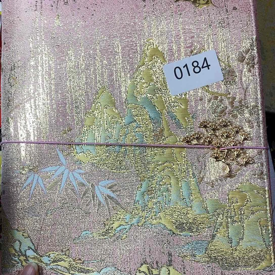 织绣A4活页带收纳册0184
