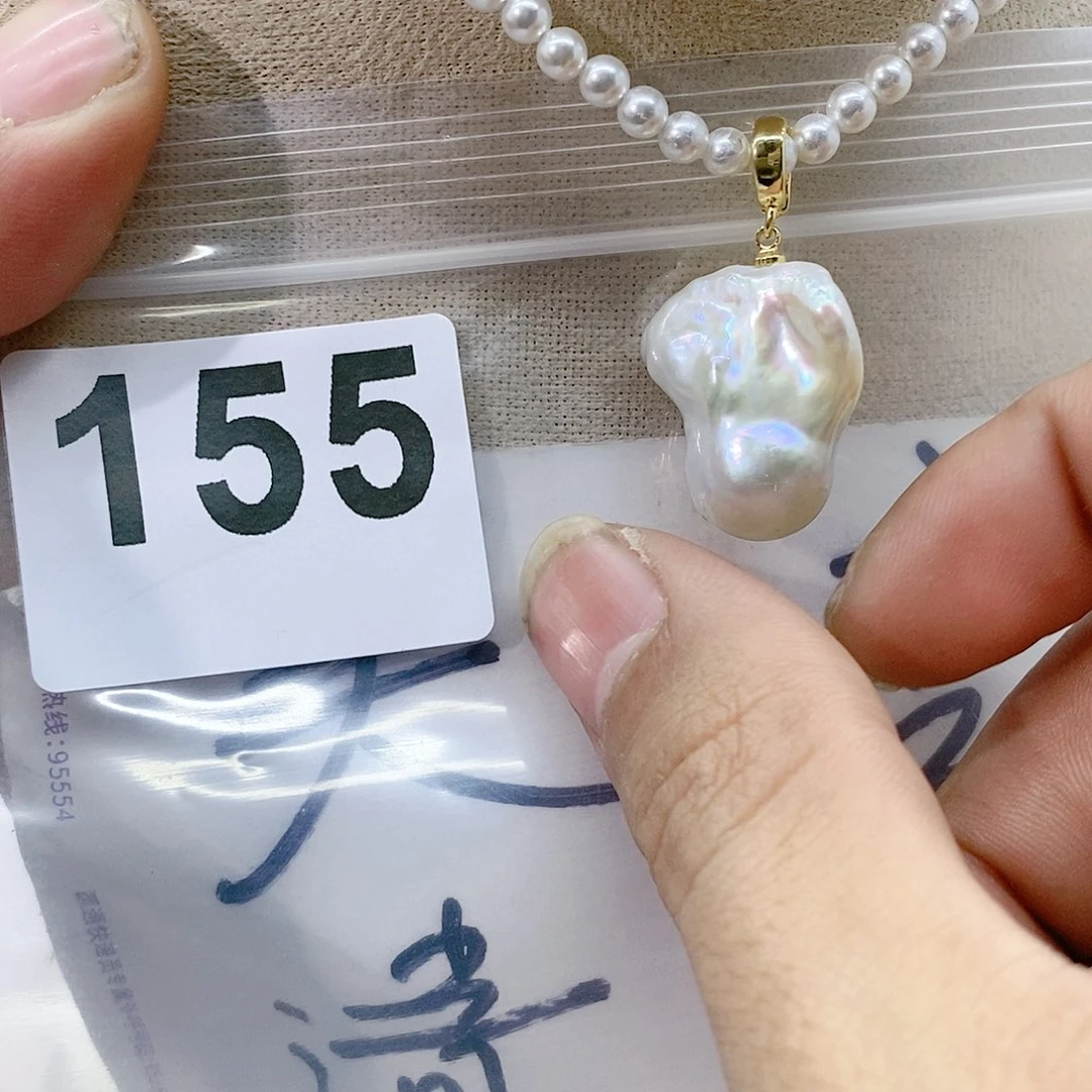 淡水珍珠颈饰合金