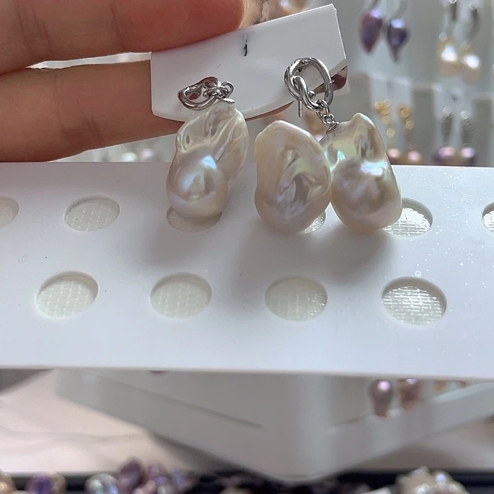 淡水珍珠戒指银S925镶嵌