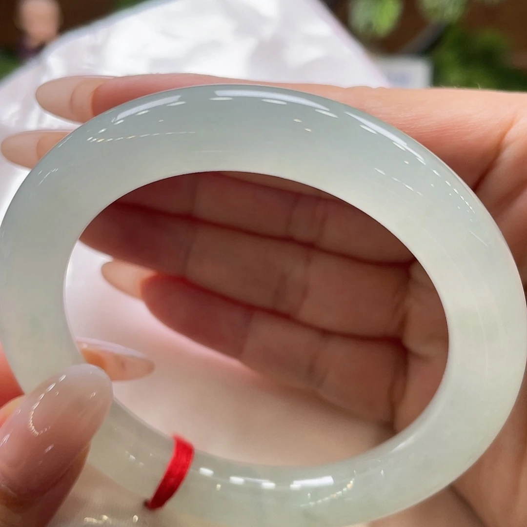 翡翠手镯未镶嵌10号54.2圈