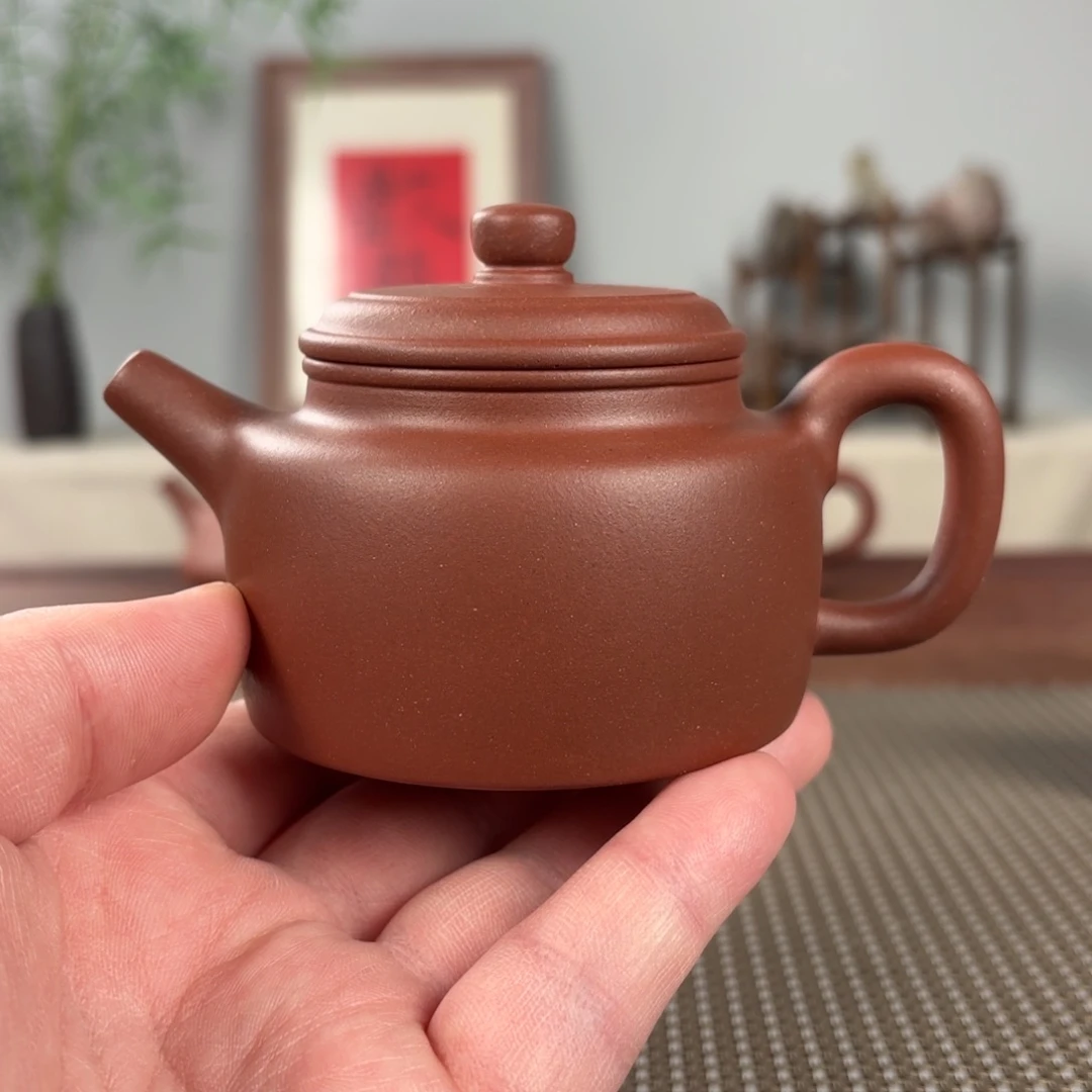 紫砂茶壶黄龙山原矿紫砂壶150