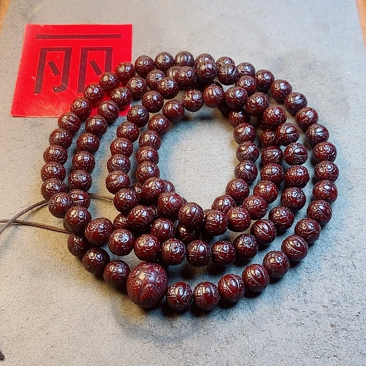 瑞***茜吊坠猴头核桃凤眼菩提