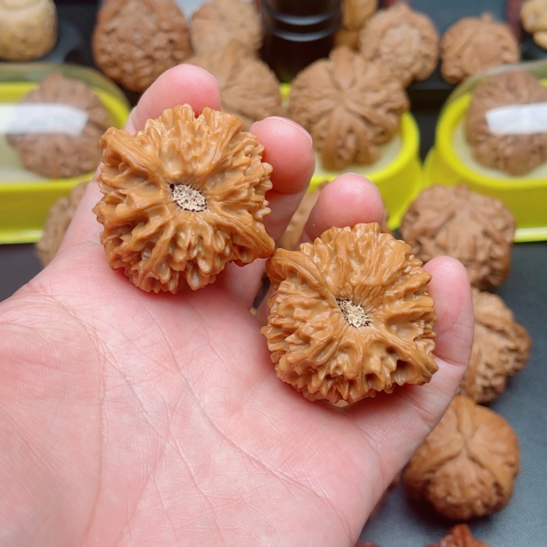 吊坠文玩核桃龙门涧狮子头42×40×40