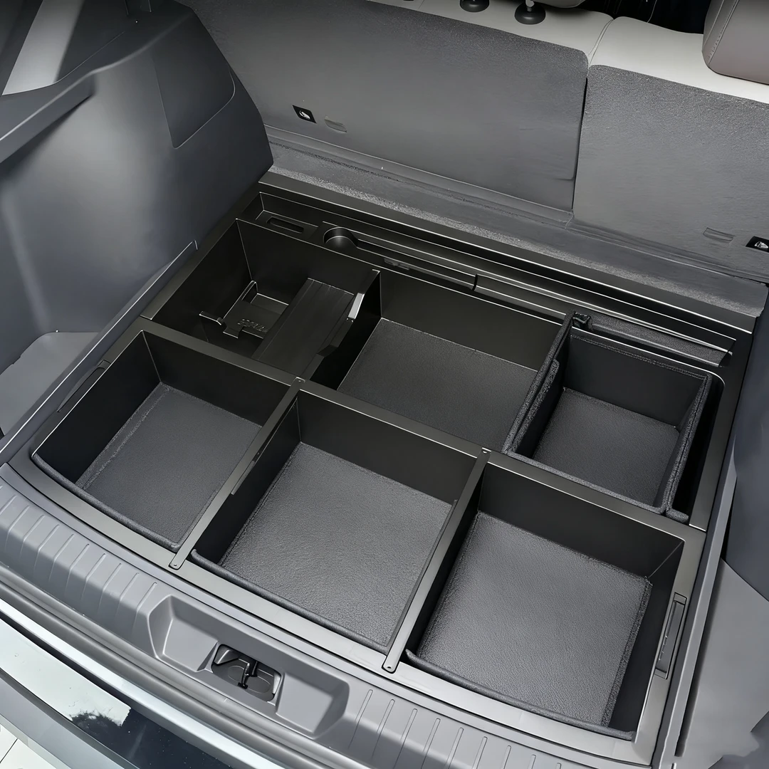 比亚迪宋plus ev智驾版后备箱储物盒收纳盒后备箱改装用品配件