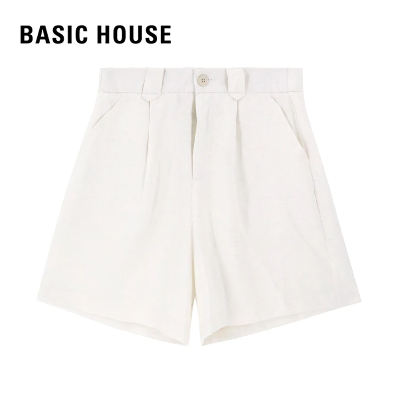 Basic House/百家好春夏新款时尚百搭休闲短裤B0824B53512
