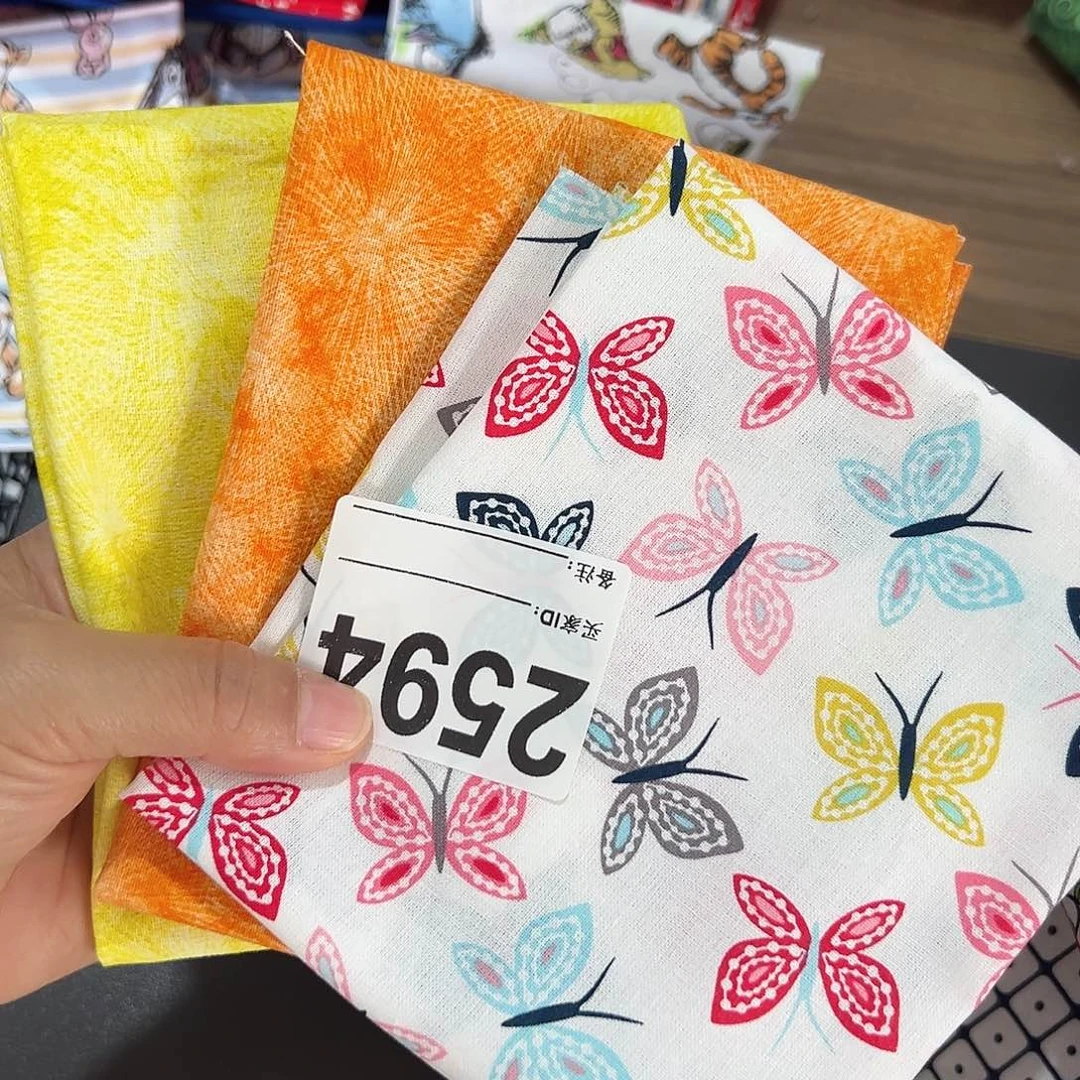 3片纯棉平布45.50厘米一片果子布艺福利