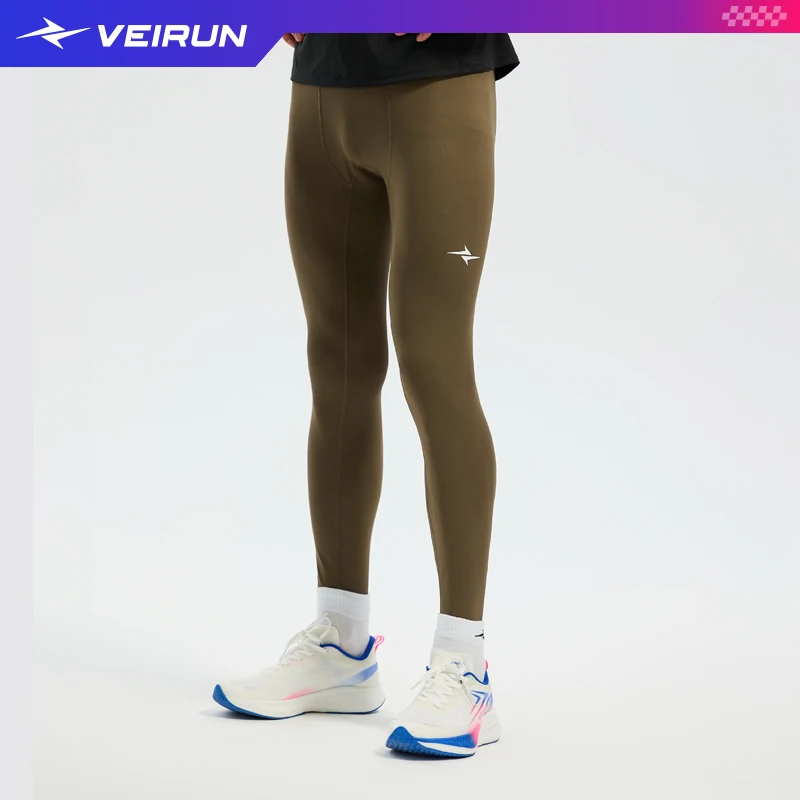 硬核威量专业跑步压缩长裤立体前裆男款马拉松训练竞速长裤男