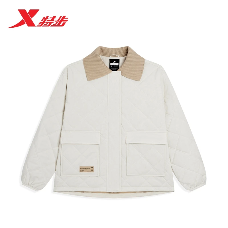 XTEP/特步未来构想生活超柔自然潮流生活宽松棉服女976428170476