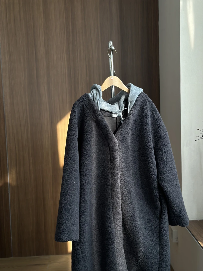 8011长款复古休闲ins提花百搭上衣