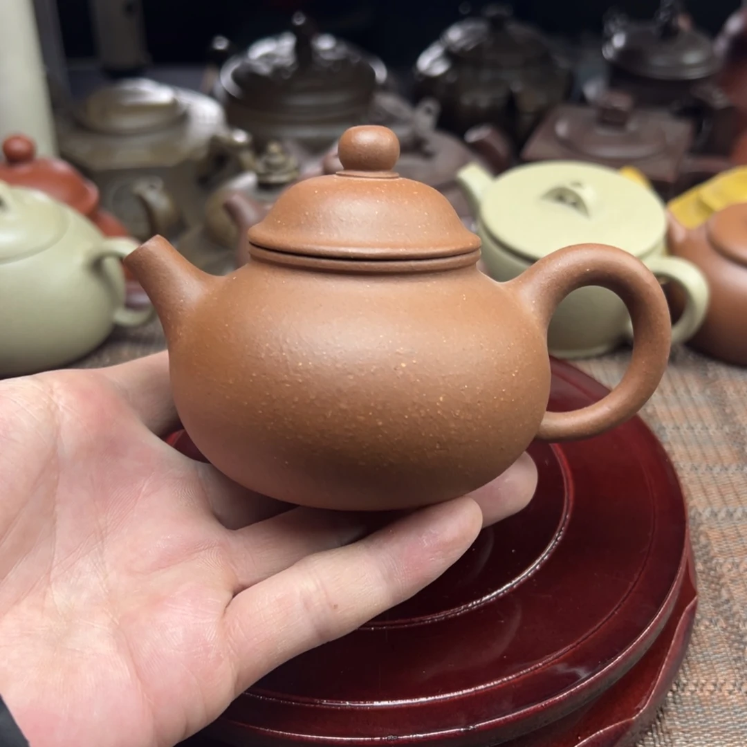 茶壶紫砂宜兴原矿紫砂壶160毫升容量