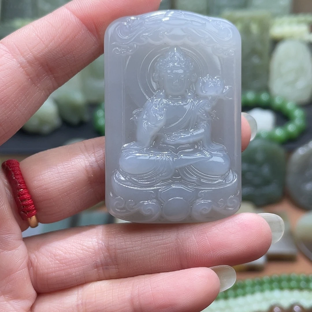 和田玉未镶嵌吊坠(不含链)