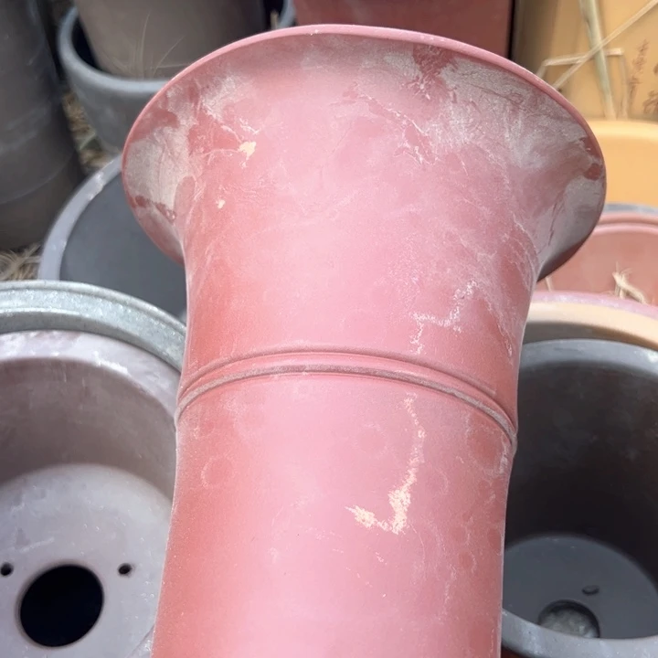 红陶紫砂兰花盆微瑕