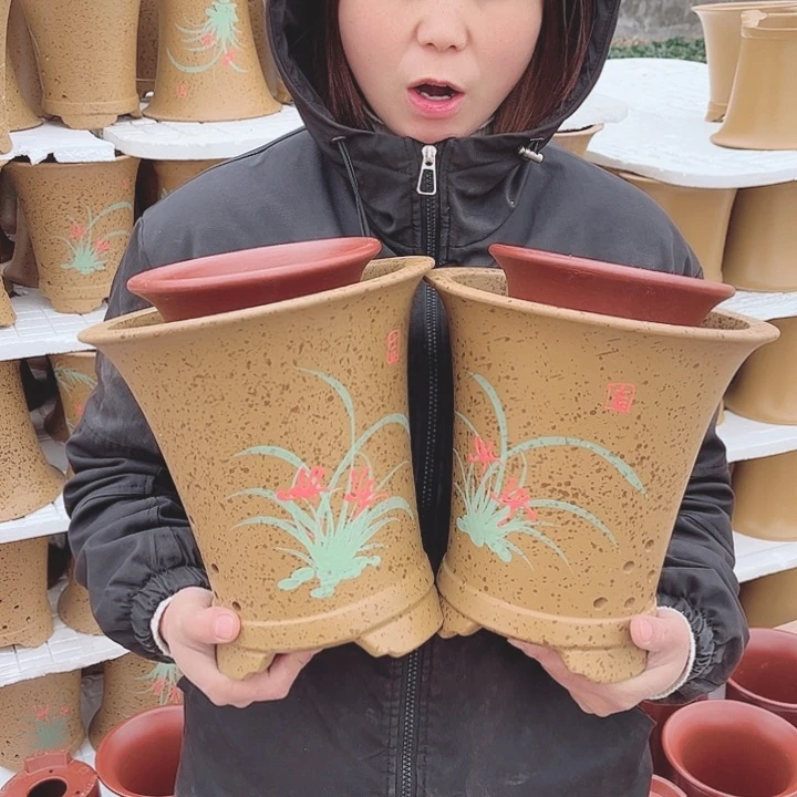 紫砂花盆宜兴紫砂花盆