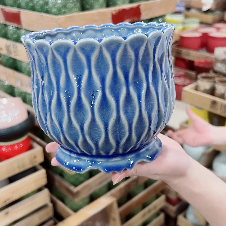 有孔，满10元发货多肉陶瓷花盆