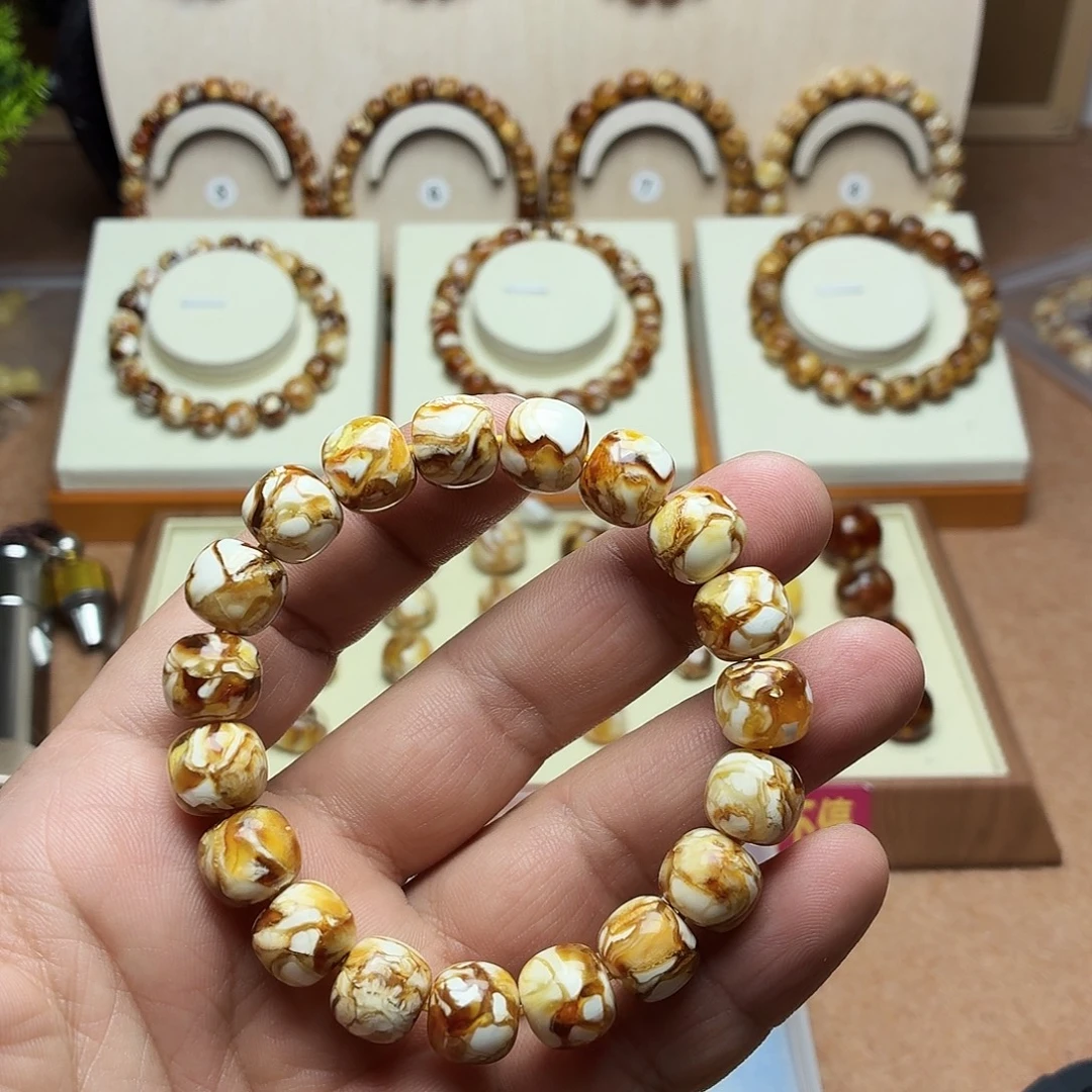 沁色老型单圈手串