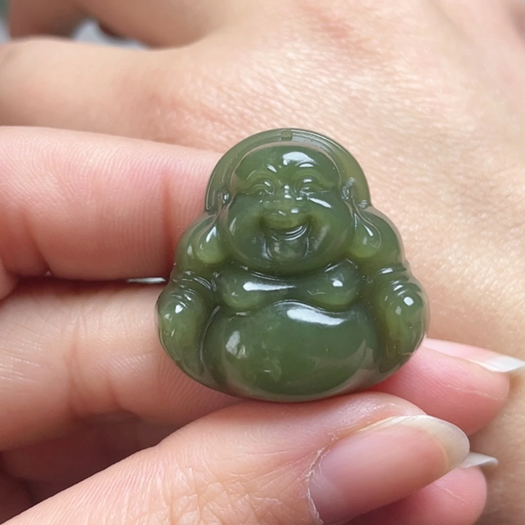 【闪购商品】和田玉颈饰未镶嵌30mm 微棉放漏