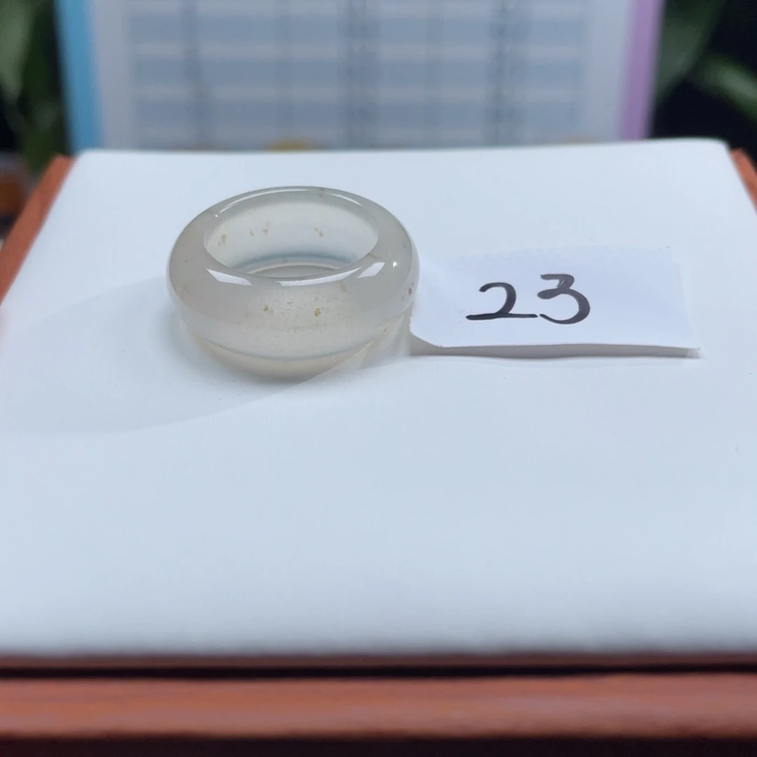 玛瑙/玉髓未镶嵌戒指Z17.2港15