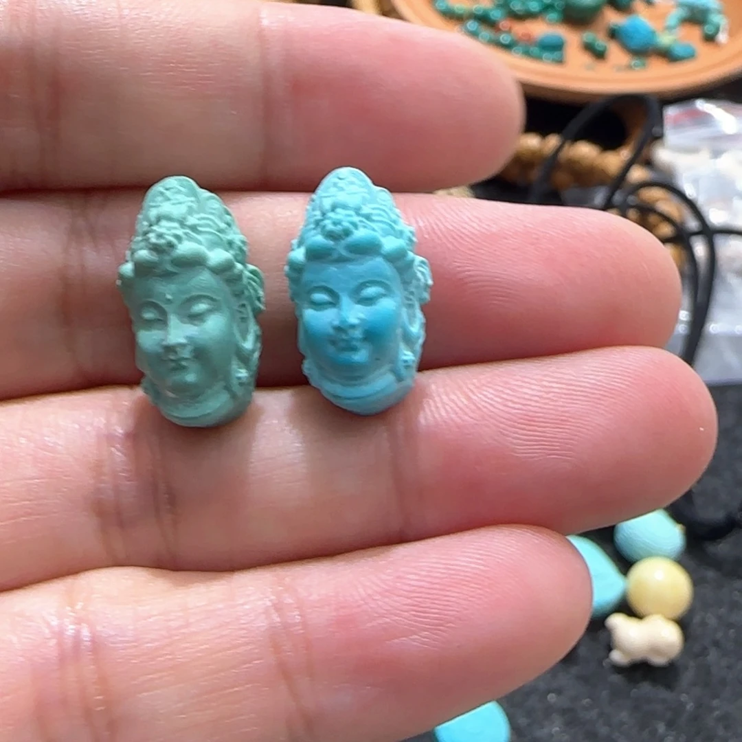 千***年绿松石未镶嵌配饰