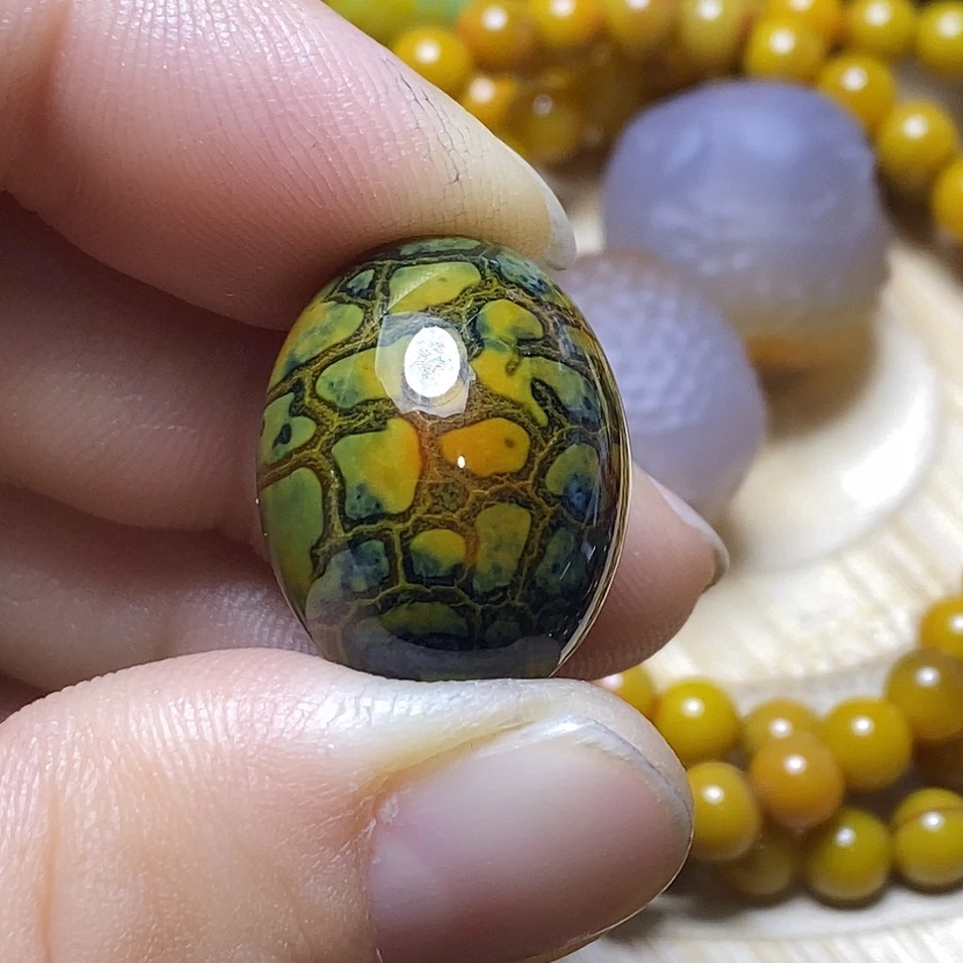 博***主玛瑙/玉髓未镶嵌颈饰