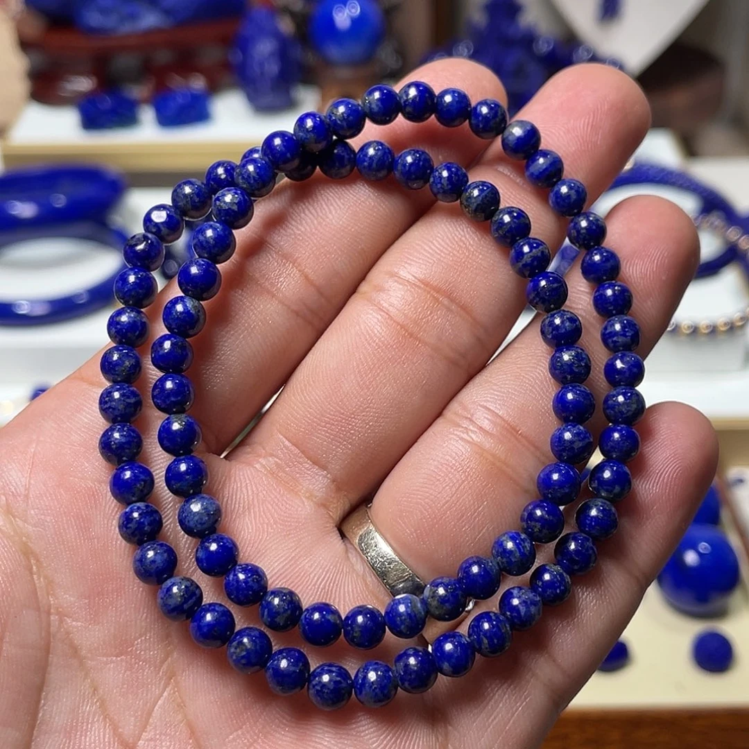 青金石未镶嵌漏？！福利5.5mm两圈手串