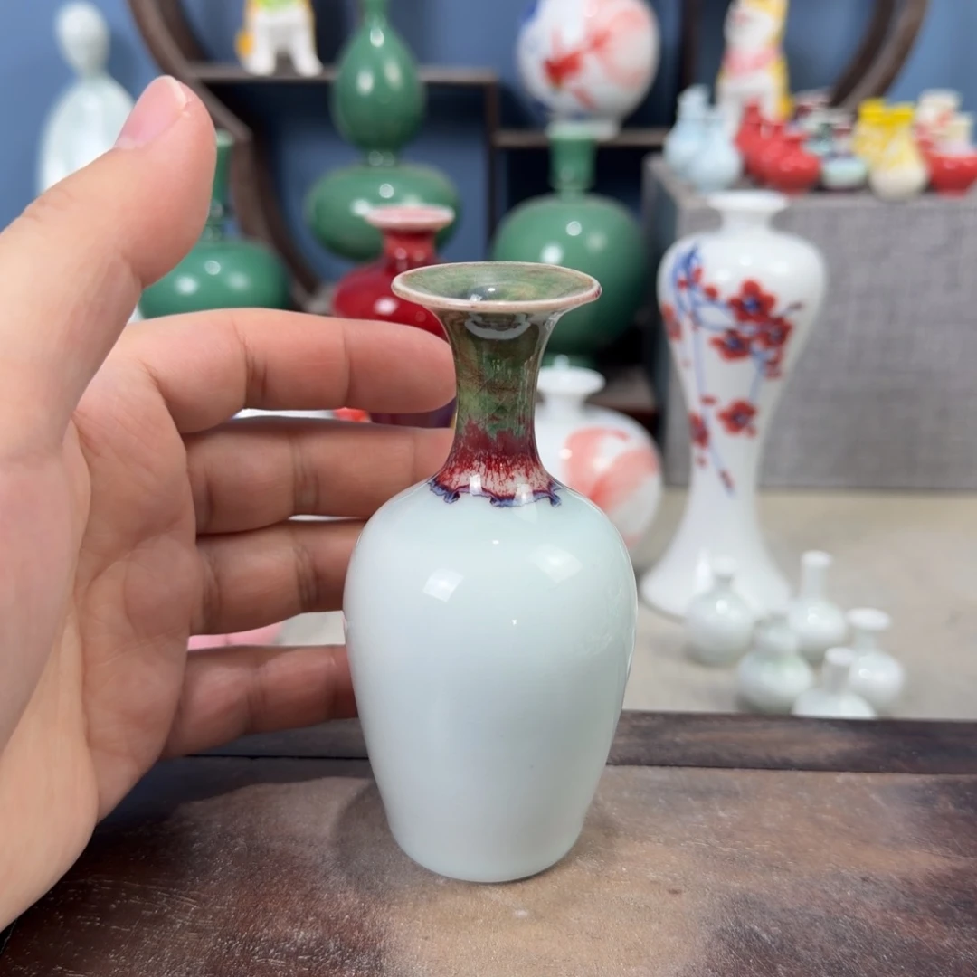 陶瓷手工小花器摆件