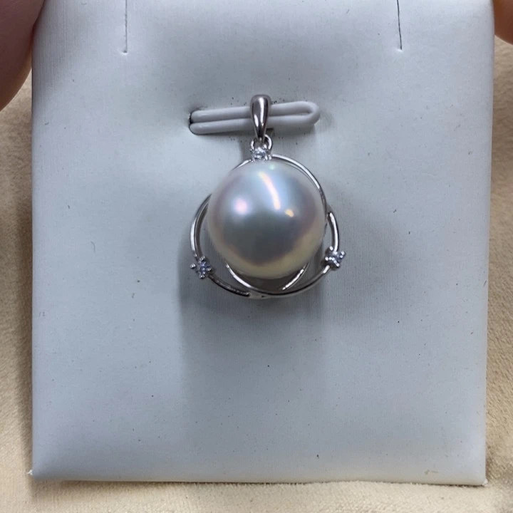 颈饰银S925镶嵌淡水珍珠，不退换，链接4