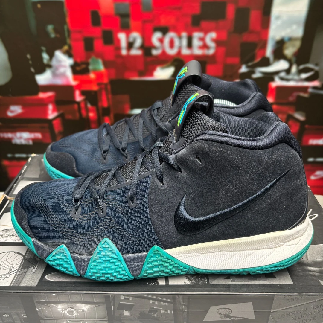 S 44码/Nike Kyrie 4 欧文4 实战篮球鞋 黑曜石