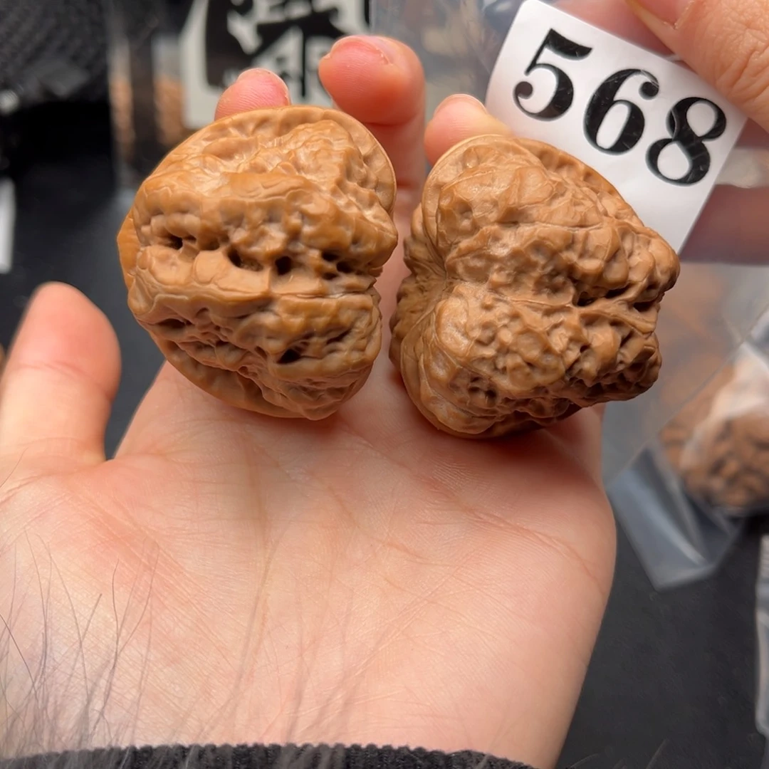 吊坠文玩核桃勉点45三角