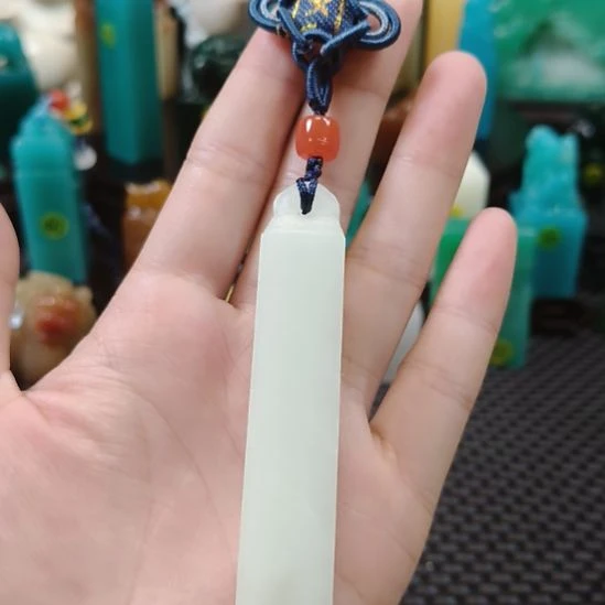寿山石印石如意钮
