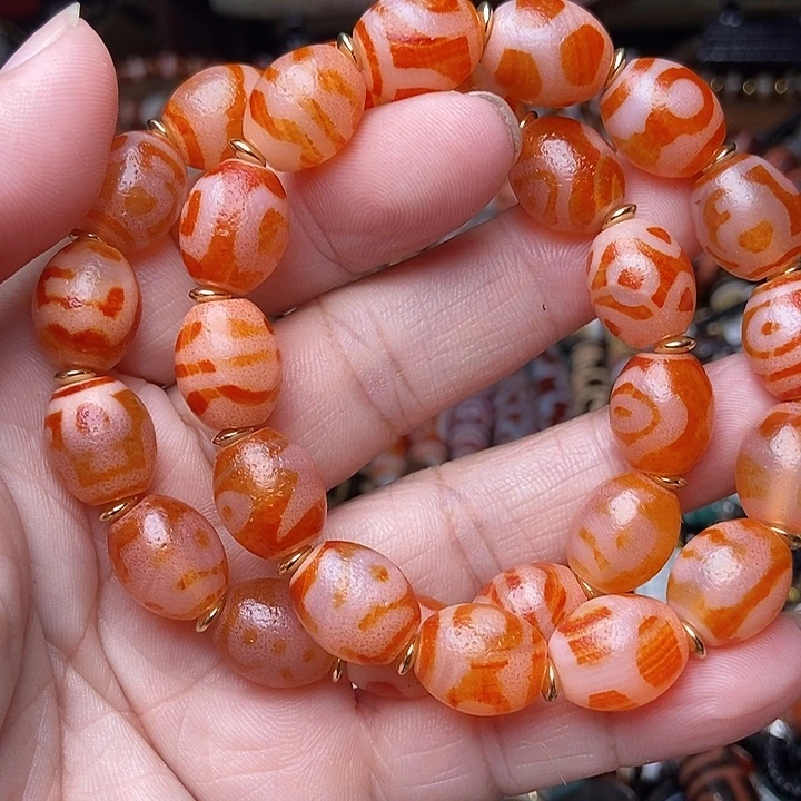 玛瑙/玉髓未镶嵌手链发一条