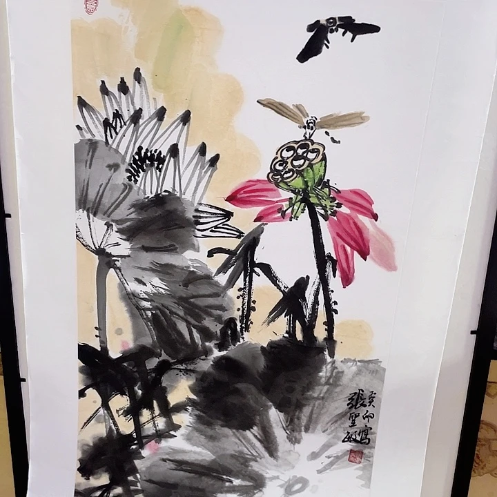 国画张圣敏先生纯手绘作品