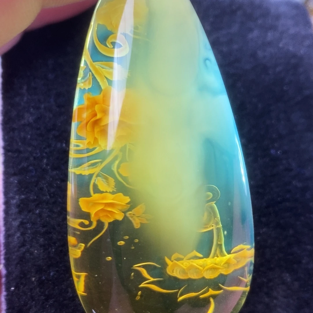 金珀未镶嵌吊坠(不含链)