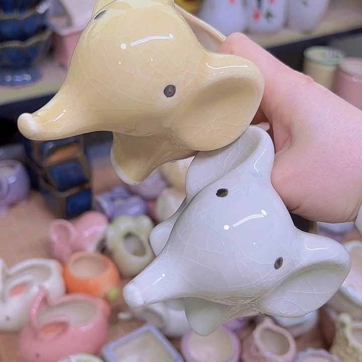 红陶陶瓷花盆当场满12包邮