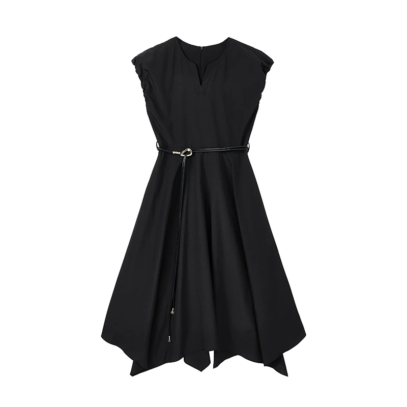 【九月专属】简约气质感连衣裙W6655