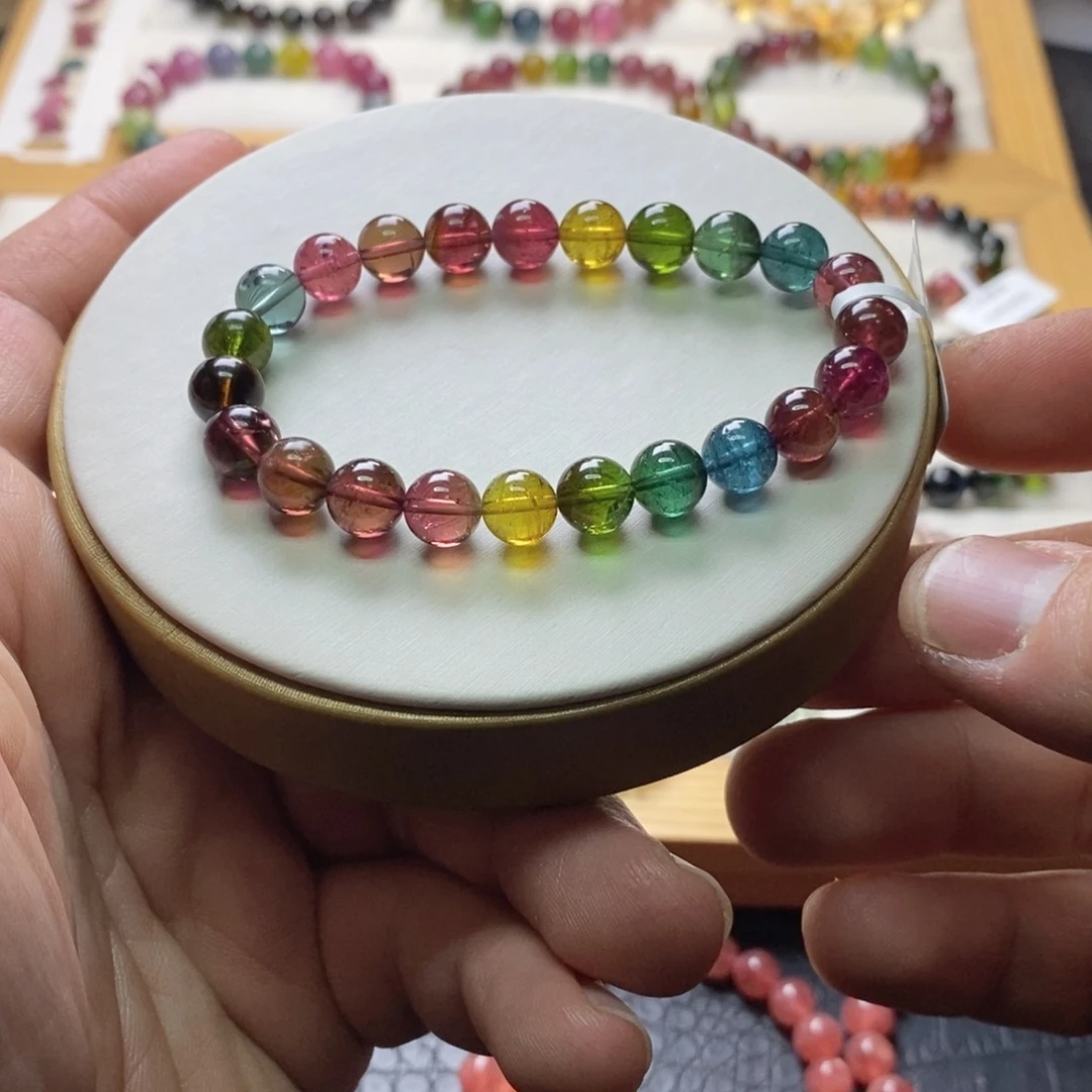 碧玺碧玺手链未镶嵌